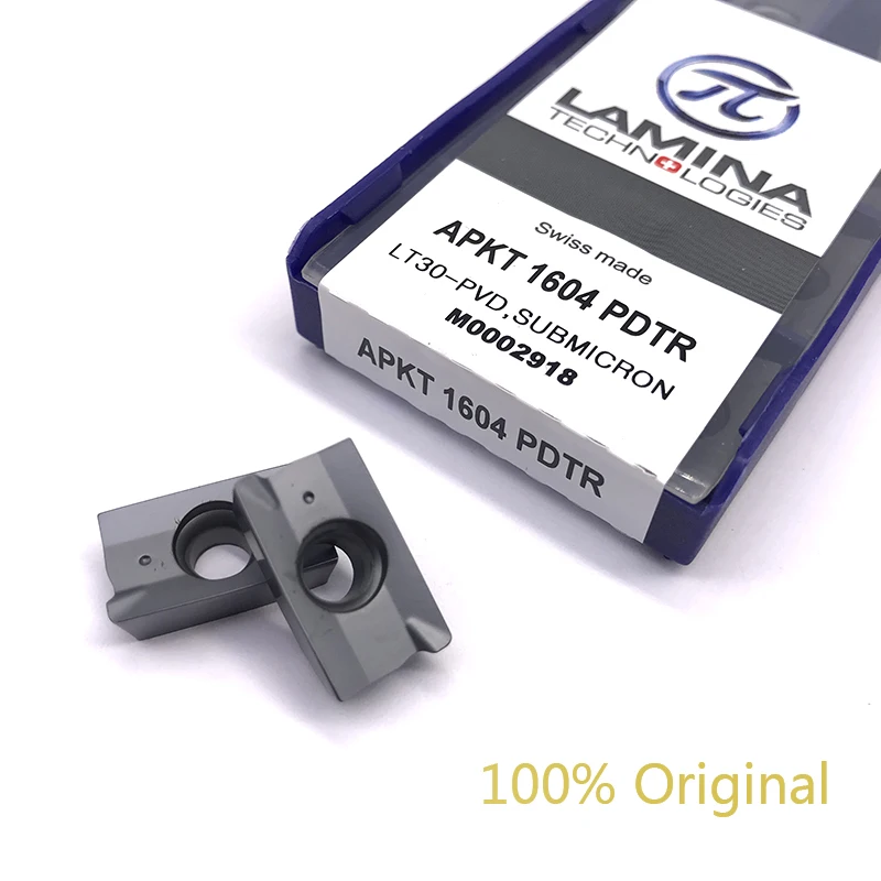 

Original LAMINA 10PCS APMT1604 PDTR AMKT1604 APMT1135 APKT1003 tungsten carbide thread turning tool CNC lathe cutting tool