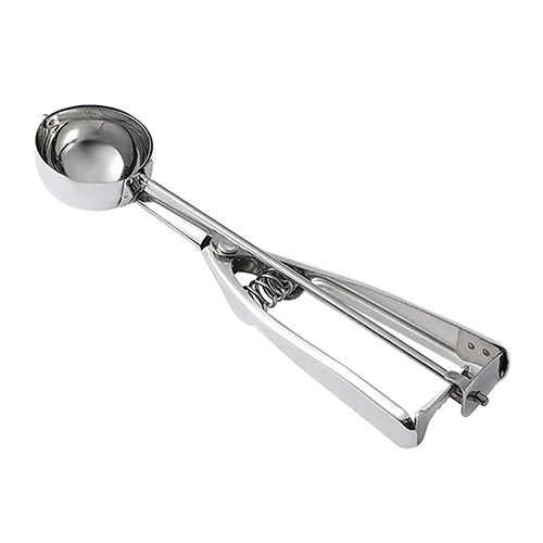 HOT Stainless Steel 5cm Scoop for Ice Cream Mash Potato Food Spoon