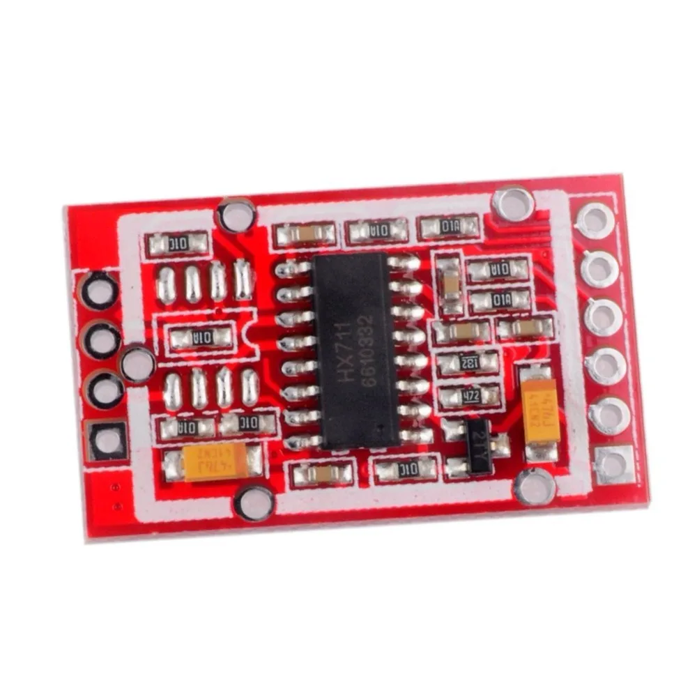 HX711 двухканальный 24-битный аналого-D преобразования взвешивания Сенсор модуль с металлической уклонялись для arduino Diy Kit