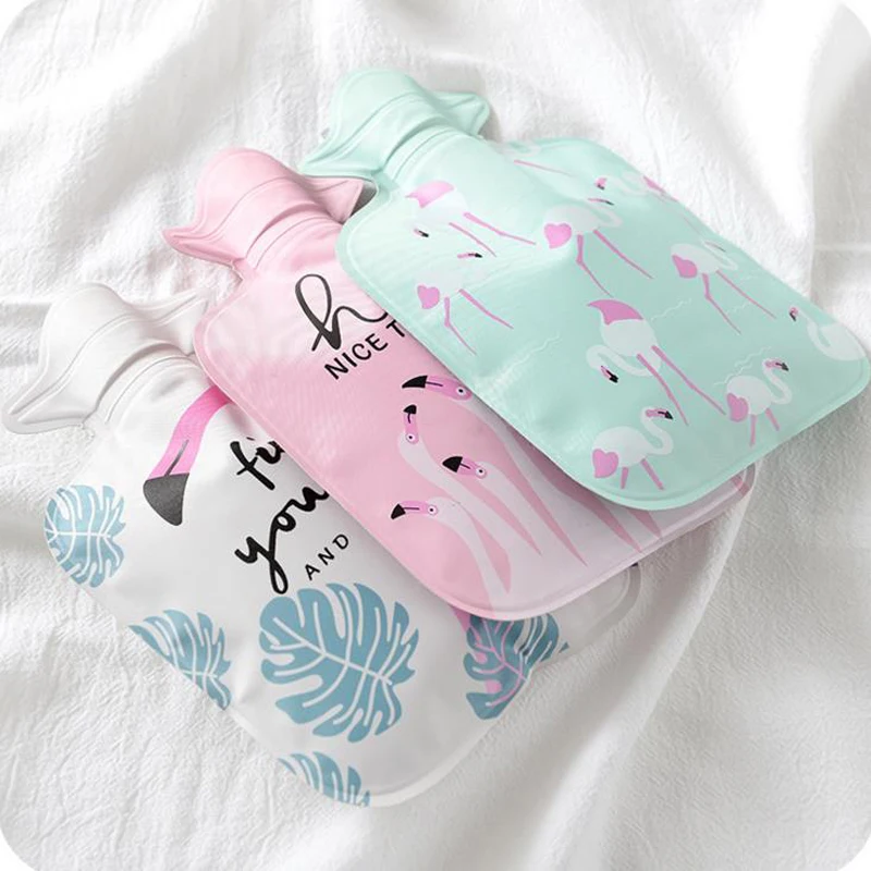 

1 Pcs Flamingo Cat Winter Mini Warm Hot Water Bag Cartoon Pattern Hot Water Bottles Lady Kids Gift Warm Aceessories Party Favors