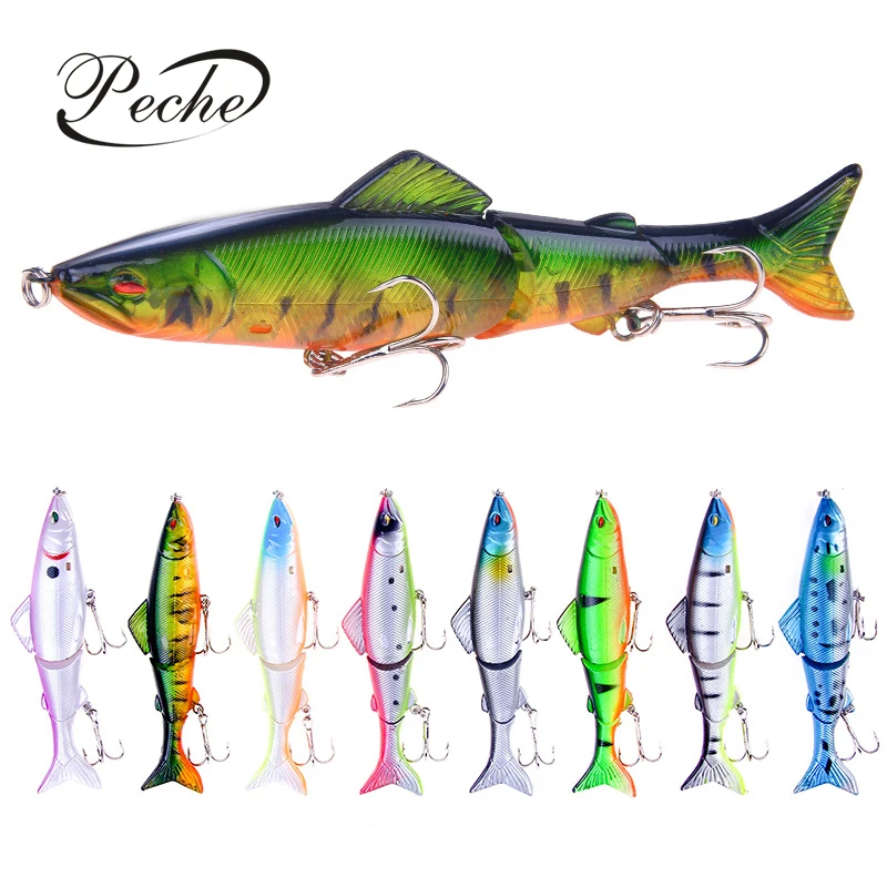 

Peche Multi Jointed Sections Minnow Fishing Lure Pesca Jerkbaits Crankbait Trolling Pike Carp Fishing Isca Artificial Hard Bait