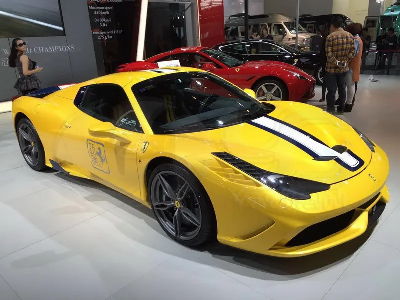 2010-2014 Ferrari F458 Italia Spider Speciale-Style Hood FRP (40)