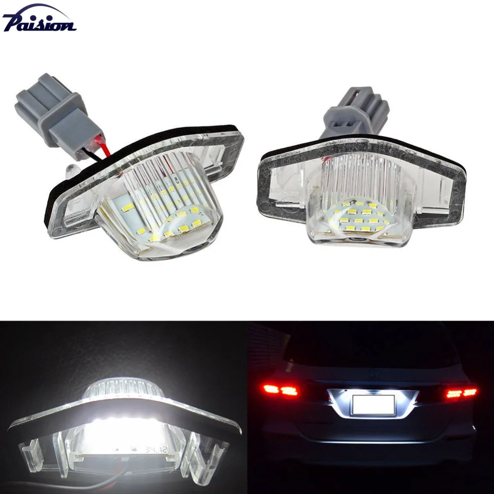 Fits Honda Jazz MK2 Red 4-LED Xenon Bright Side Light Beam Bulbs Pair Upgrade