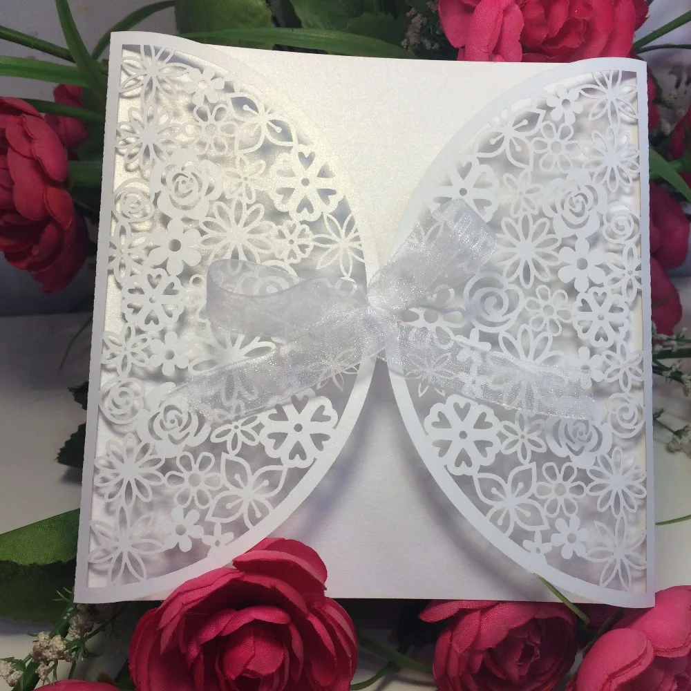Wedding Invitations For Evening Guests Invitation Ideas 10 Personalised White Rose Wedding Invitations Day Evening N50