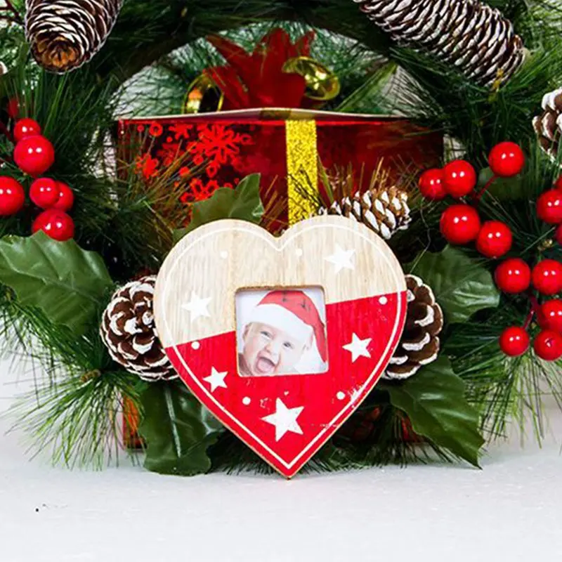 Christmas Tree Decorations Photo Frame Baby Gift Tags Pendant Drop Ornaments Diy Craft Outdoor In Christmas Tree Decorations Photo Frame Baby Gift Tags Pendant Drop Ornaments Diy Craft Outdoor In