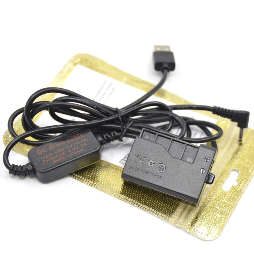 DR-E10 DC Coupler,ACK-E10 USB Cable Kit AC Power Adapter Replacement,LP-E10 Dummy Battery for Canon EOS Rebel T3 EOS 1100D T5 T6 1300D 1200D Kiss X80 Cameras DSLR Camera