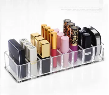 

Make Up Organizer Acrylic Storage Box Large Cabinet Powder Display Shelf