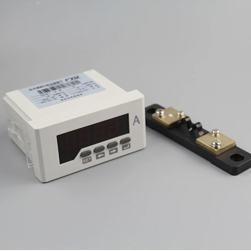 

LED ampere meter Single Phase 0-10A DC current meter with RS485 communication function Modbus-RTU protocol with current shut