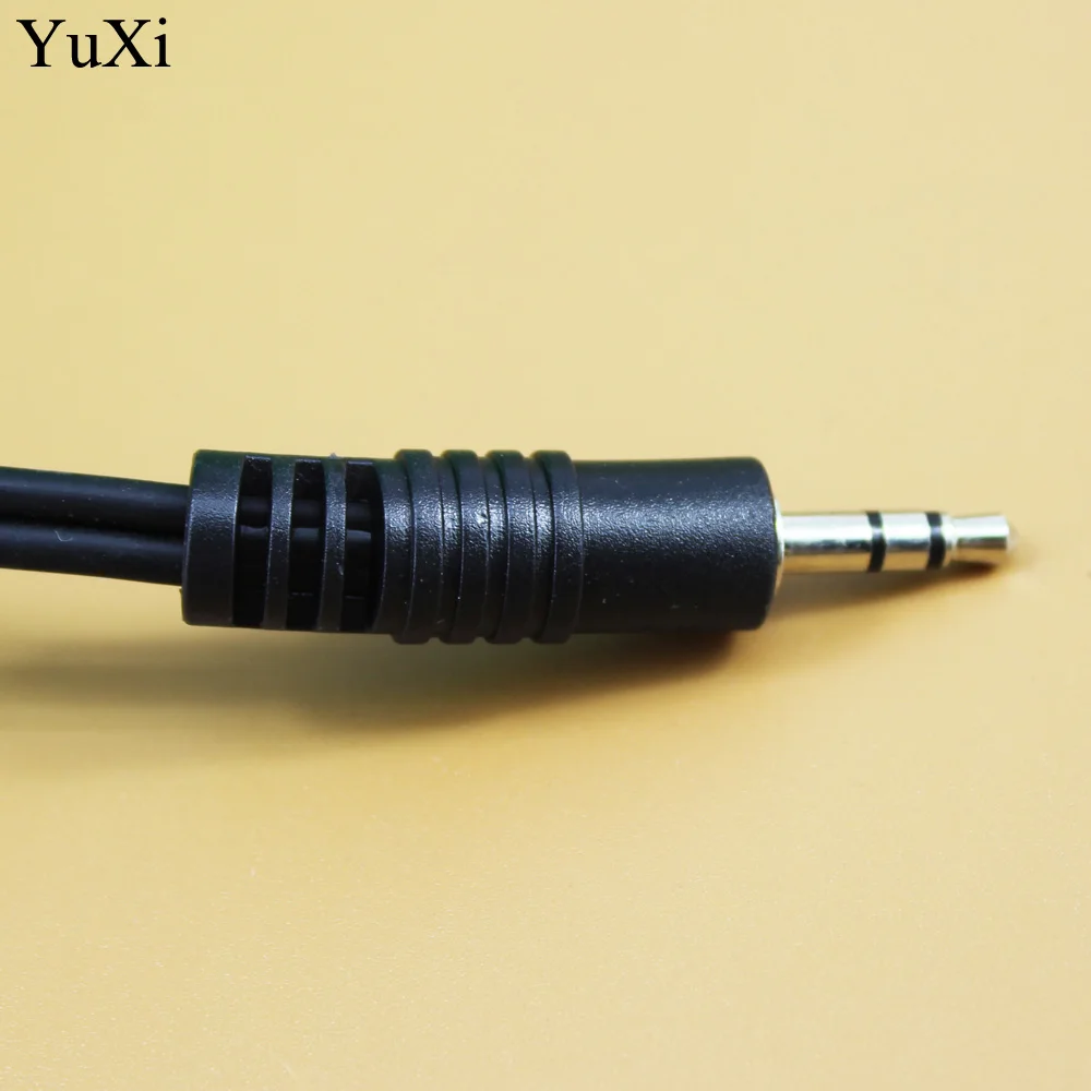 YuXi прочный 3 5 мм Штекерный разъем для 2 RCA гнездовой Кабель адаптер мини стерео