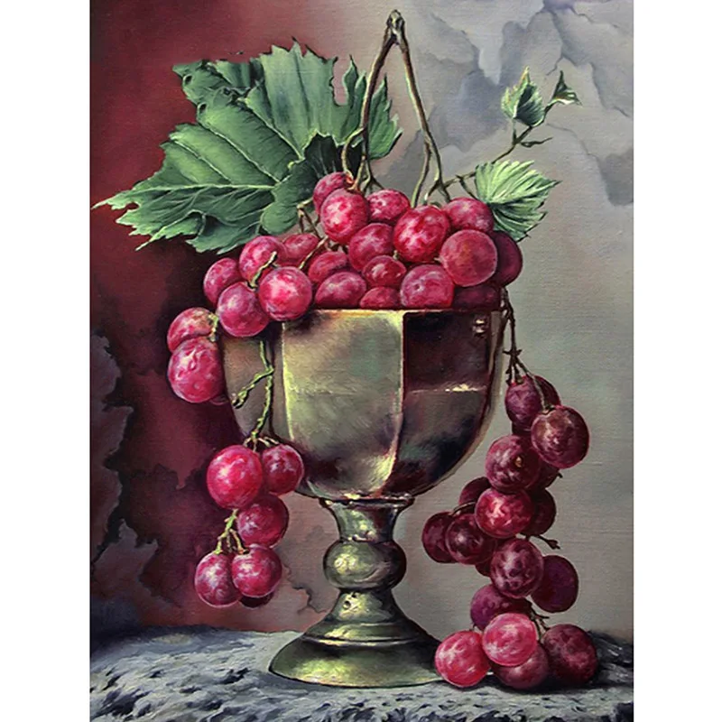 5D DIY Diamond Painting Fruit Still Life Full Drill Diamond Embroidery Mosaic Sale Gift Decor Pictures Rhinestones