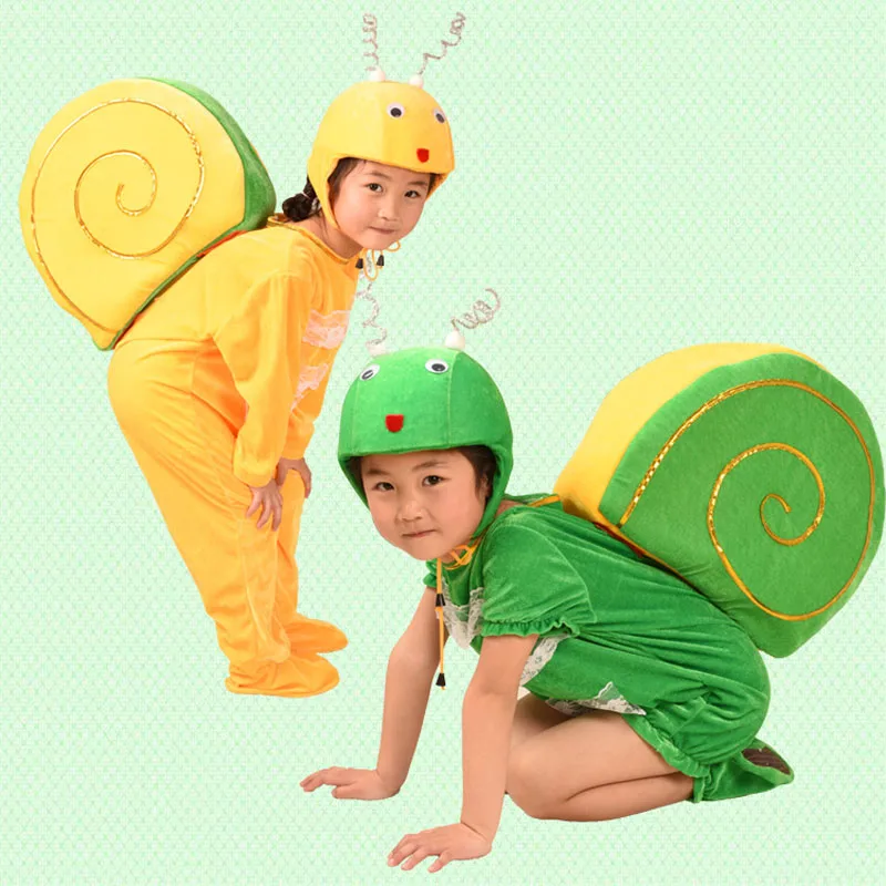Детский костюм улитки для взрослых; Цвет зеленый, красный, синий; вечерние костюмы для косплея на Хэллоуин; Одежда для мальчиков и девочек; одежда для детей