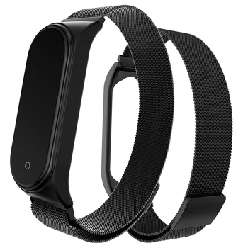 

For Mi band 4 Strap Metal Magnetic For Xiaomi Mi Band 3 Bracelet Replacement Accessories wrist strap For Xiomi band 4 Wristband