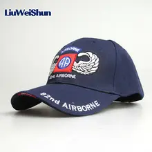 [LWS] США 82ND/101ST AIRBORNE крыло бейсбольная кепка для мужчин и женщин Закрытая Snapback Out дверь Повседневная Бейсболка с надписью черная армейская Кепка