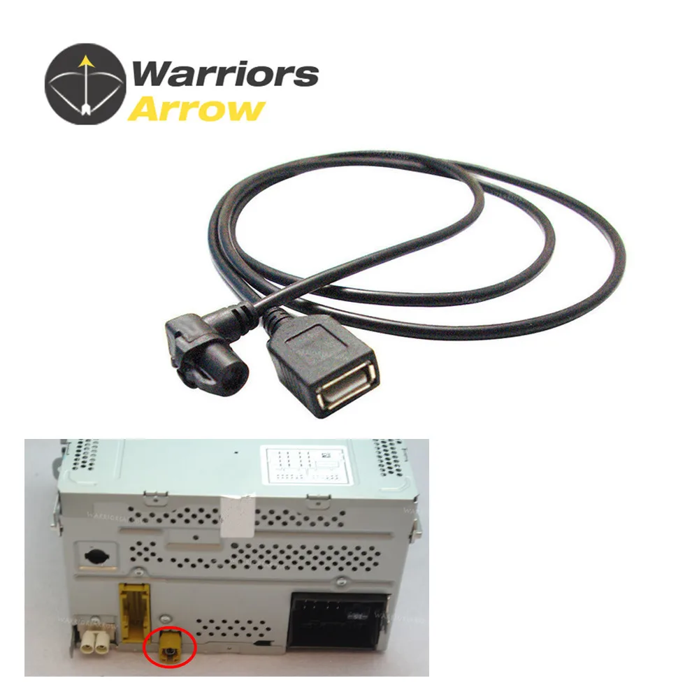 

3AD035190 For VW Polo Jetta Passat Tiguan Radio RCD510 Rcd510 USB Harness Cable Adapter with USB interface