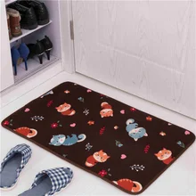 Супер мягкий wc ванная комната Адсорбция воды кухня анти-скользящий коврик/Коврик для двери, спальня коврик/коврик для ног, нескользящий для душа коврик, собака ковер