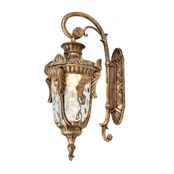 

H77CM Modern Aluminum Wall Sconce Gold Home Lighting Classical Wall Lamps For Garden Outdoor Waterproof Black Gold LED