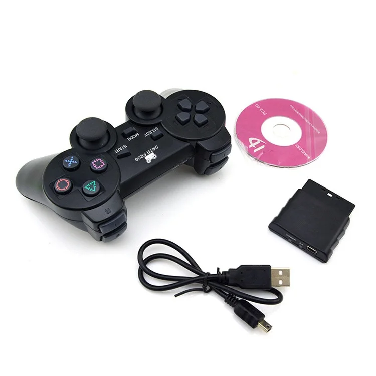 Беспроводной контроллер данных лягушка для PS2 sony Playstation 2 с ручкой-приемником Bluetooth 2,4 ГГц для sony Playstation PS3 для ПК