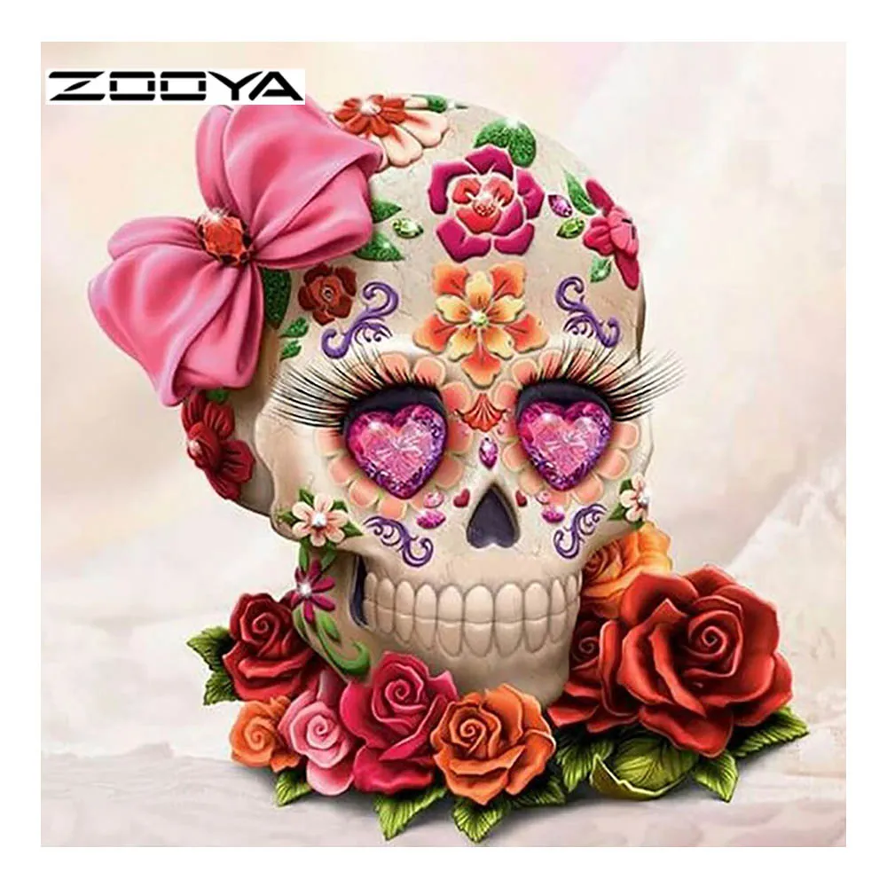 

ZOOYA Diamond Painting Cross Stitch Cartoon Rose 5D DIY Full Diamond Embroidery Diamond Mosaic Gift Decor Rhinestones RF1936