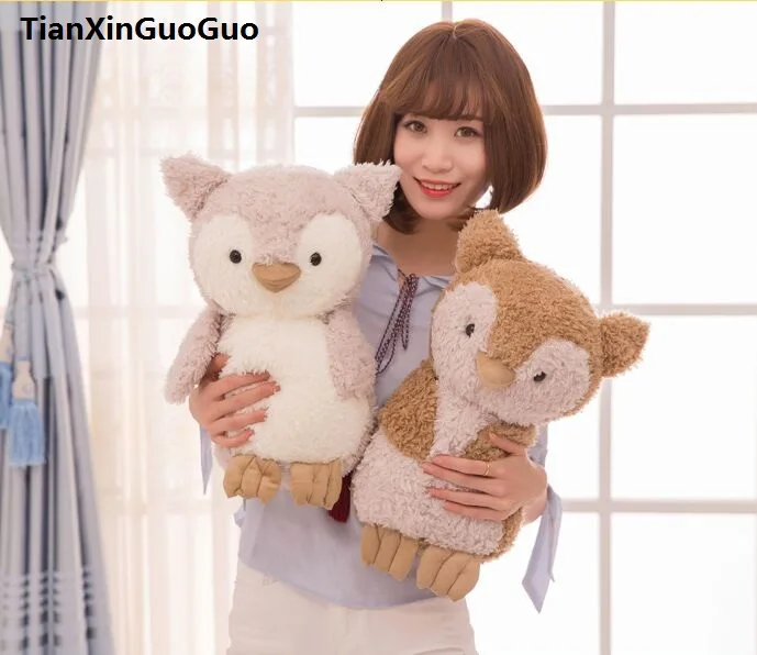 creative toy cartoon owl plush toy lovely night owl doll large 35cm soft throw pillow birthday