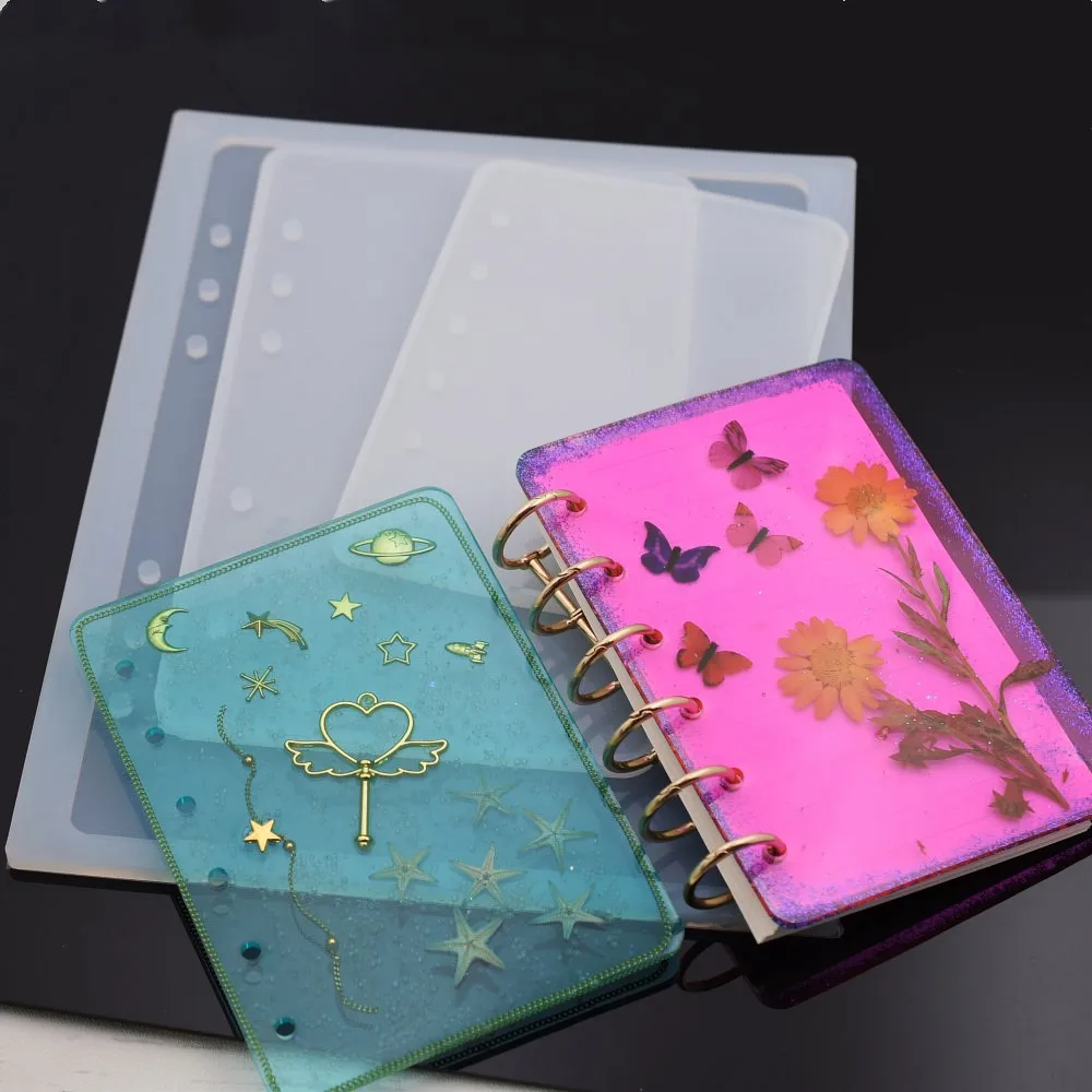 Notebook cover Silicone Mold Resin Silicone Mould handmade ...