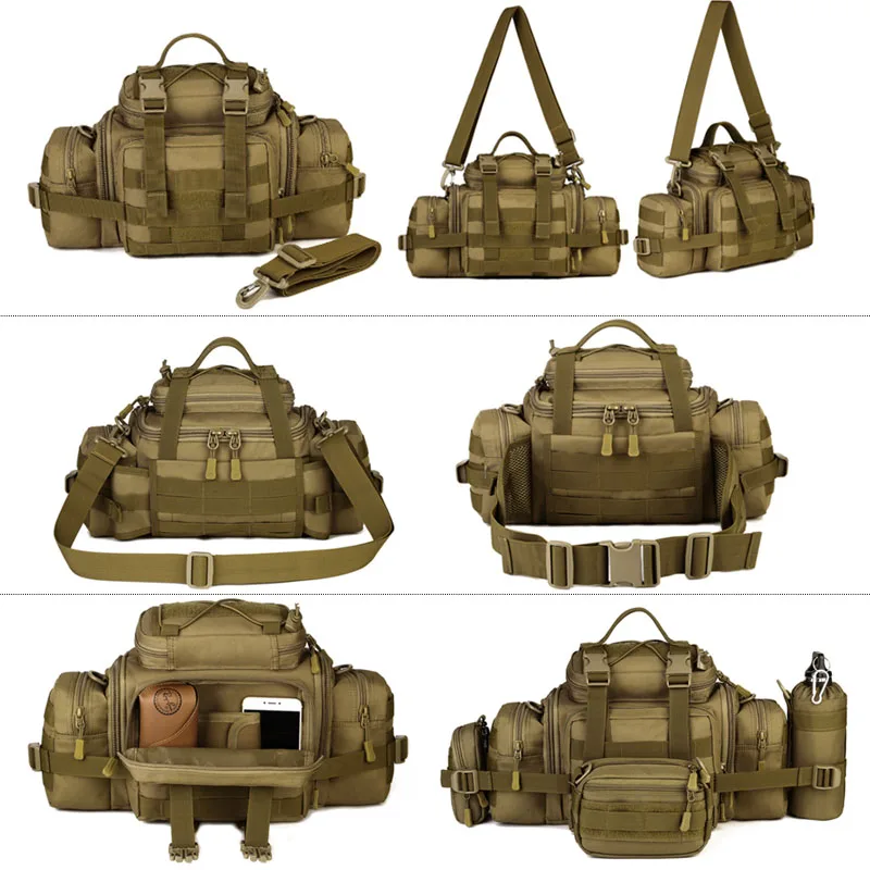 Ceny Molle wojskowe saszetki na pas kamery torba piterek taktyka duża Shouder szturmowy Camping Pack zewnętrzna kamera sportowa XA573WA