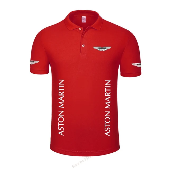 High quality new summer casual aston martin polo shirts men's polo