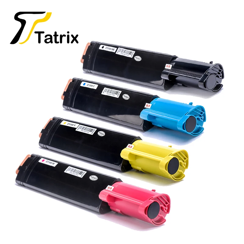 New C1100 BK C M Y Compatible Toner Cartridge For Epson C1100 cx11 Priner