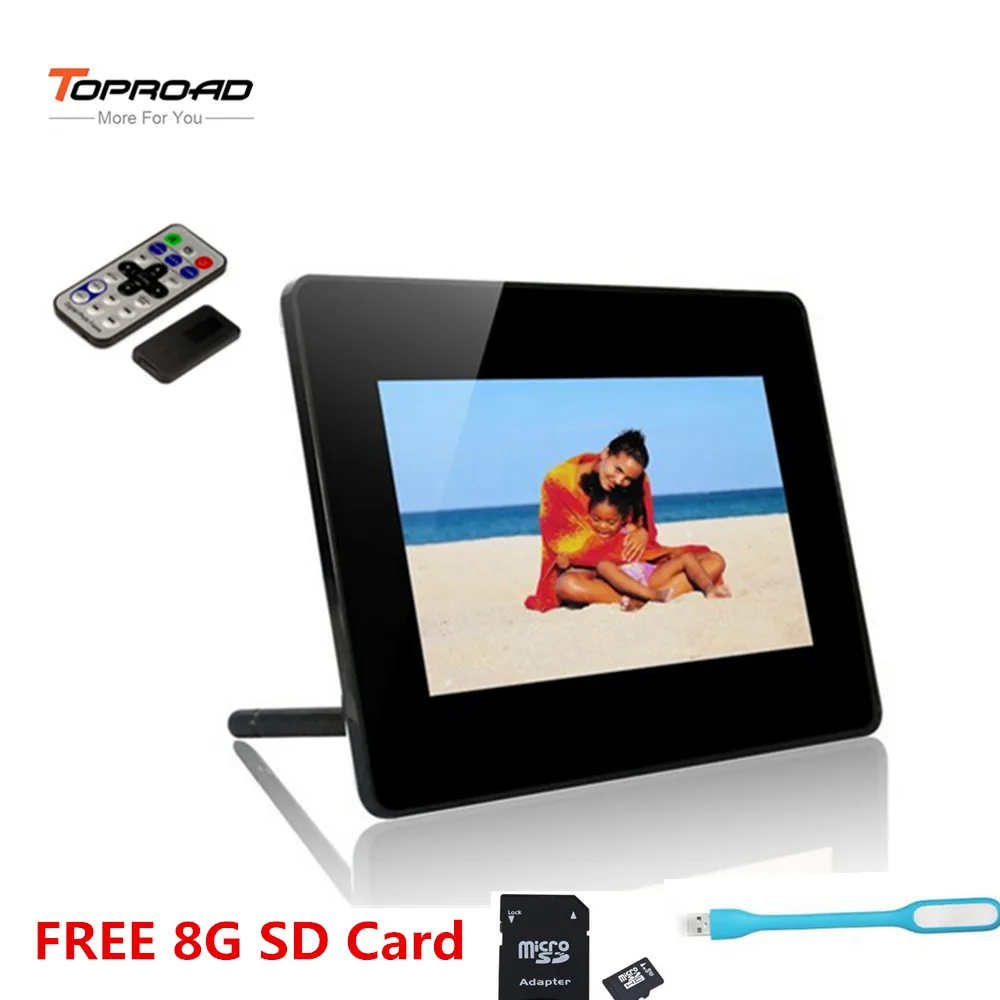 8 inch TFT LCD hd Digital Photo Frame Desktop Picture Frames Built in