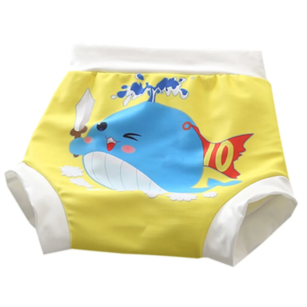 Couche en tissu réutilisable pour filles et garçons | Couche-culotte pour bébé de dessin animé, pantalon de bain étanche d'apprentissage, couche-culotte pour maillots de bain pour enfants pour filles et garçons