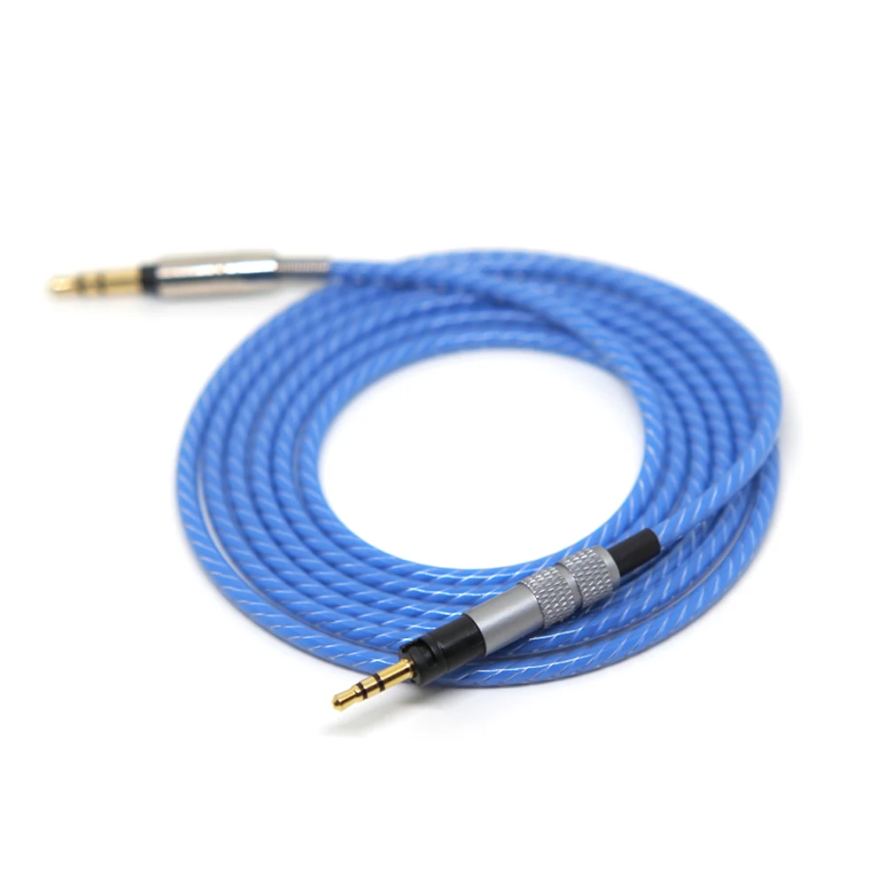 Replacement Cable for Sennheise Momentum 1 0 2 0 Headphones 3 5mm to 2 5mm Stereo Bass Headset Audio Cables with mic