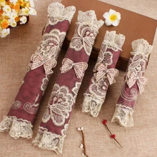 Европейский стиль роскошный кружевной чехол для двери и холодильника(2 шт