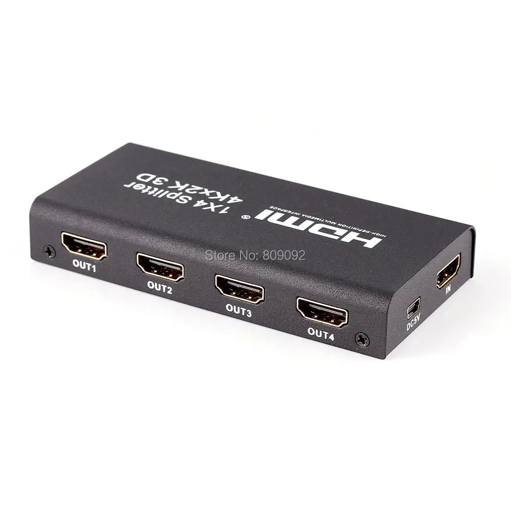 3D и 4 K HDMI 1x4 2160 P Splitte Full HD 1080 P усилитель HDMI переключатель 1 в 4 Выход конвертер адаптер для HDTV