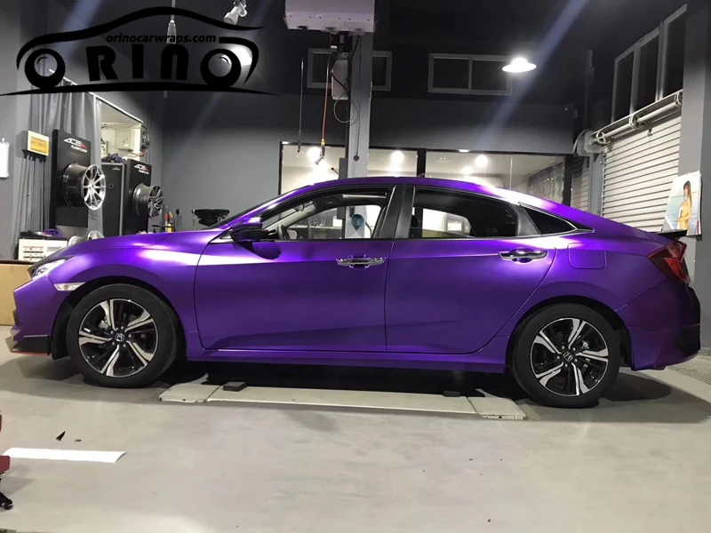 Pearl Metallic Satin Purple Vinyl Film-4