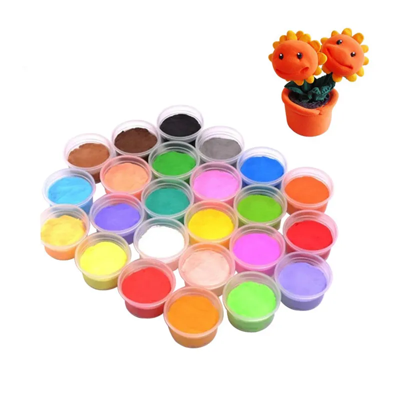 Air Plasticine Clay Colorful Plasticine Ultralight Polymer Clay Craft Toy DIY Soft Clay (5)