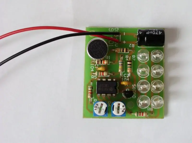 Adjustable Sound Control LED Melody Lamp Module Electronic Production