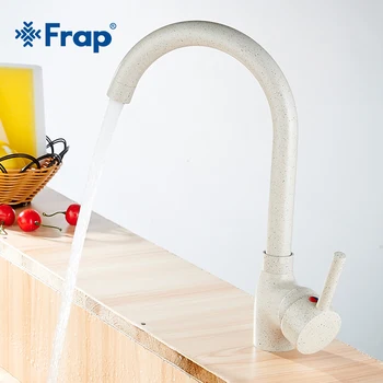 Frap Newly Copper Kitchen Faucet Single Handle Single Hole Mixers Sink Tap Wall Brushed Faucet Hot and Cold Water Y40092-3 Frap Newly Copper Kitchen Faucet Single Handle Single Hole Mixers Sink Tap Wall Brushed Faucet Hot and Cold Water Y40092-3