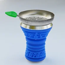 Силикон и металл уголь для кальяна держатель для миски головы держать для кальянная трубка термоподставка наргуил Chicha аксессуары