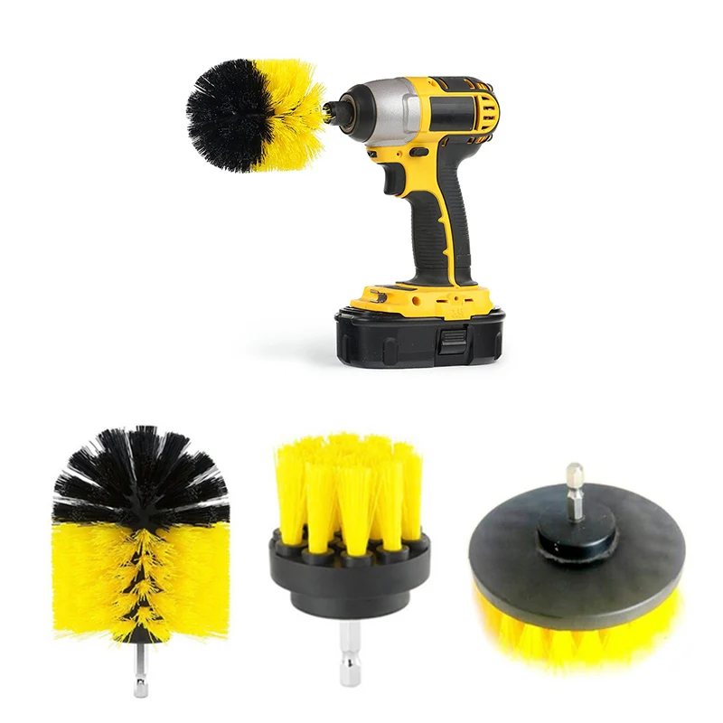 

Surfaces Tub Shower Tile Grout Cordless Power Scrub Drill Cleaning Kit Power Scrubber Brush Drill Brush Clean For Bathroom