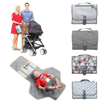 

Newborns Foldable Waterproof Baby Diaper Changing Mat Portable Changing Pads Diaper Pad For Kids Summer 2019