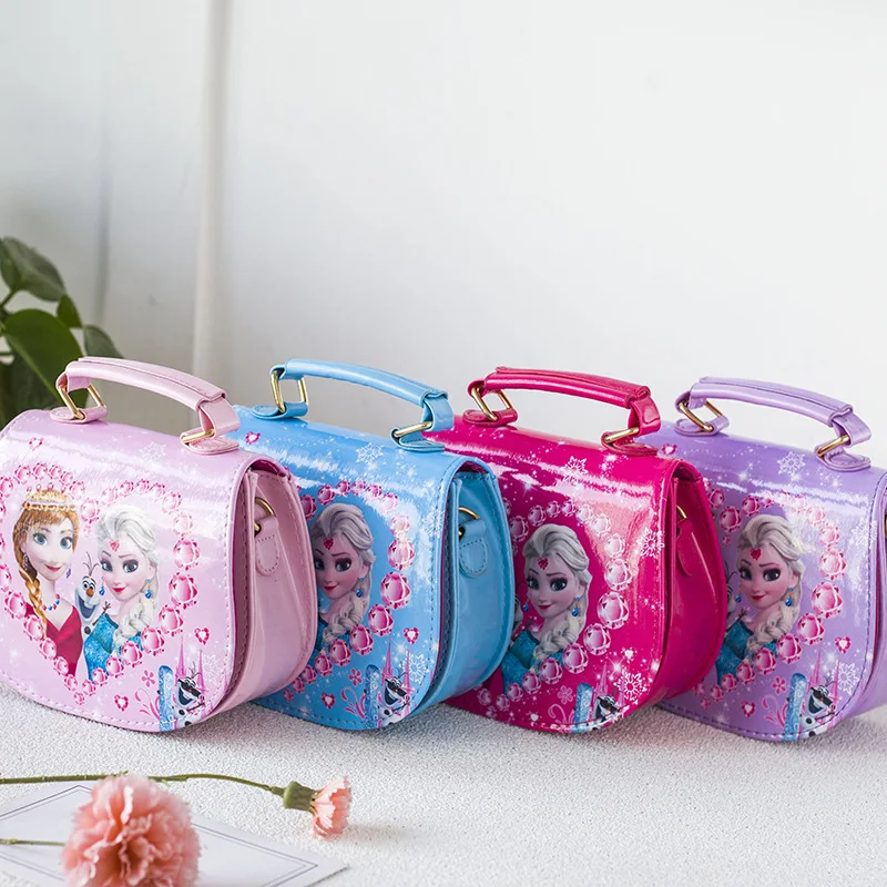 Дисней Принцесса мультфильм детская сумка девочка подарок Сумочка замороженная Эльза ребенок посылка сумка для ключей косметическая сумка для хранения