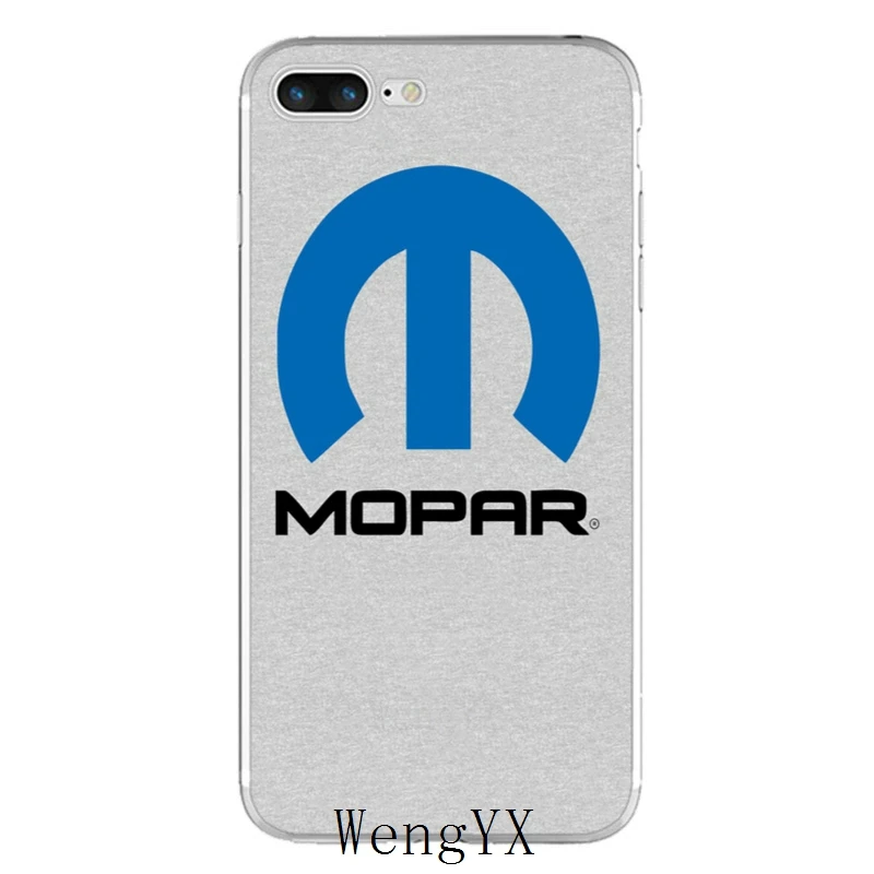 Прохладный Mopar Racing арт Тонкий Силиконовый ТПУ мягкий чехол для iPhone X, 8, 8 plus, 7, 7 plus, 6 6s плюс 5 5S 5c SE 4 4S - Цвет: Mopar--Art-Logo-A-02