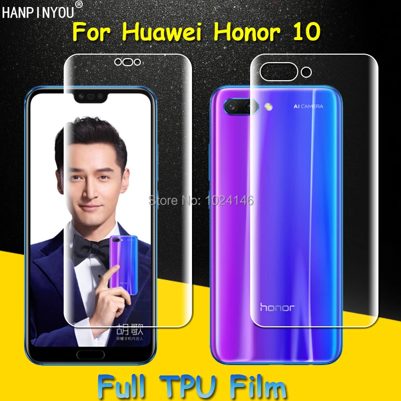 Защитная пленка из мягкого ТПУ для экрана Huawei Honor 10 Honor10 5 84 &quotс полным покрытием