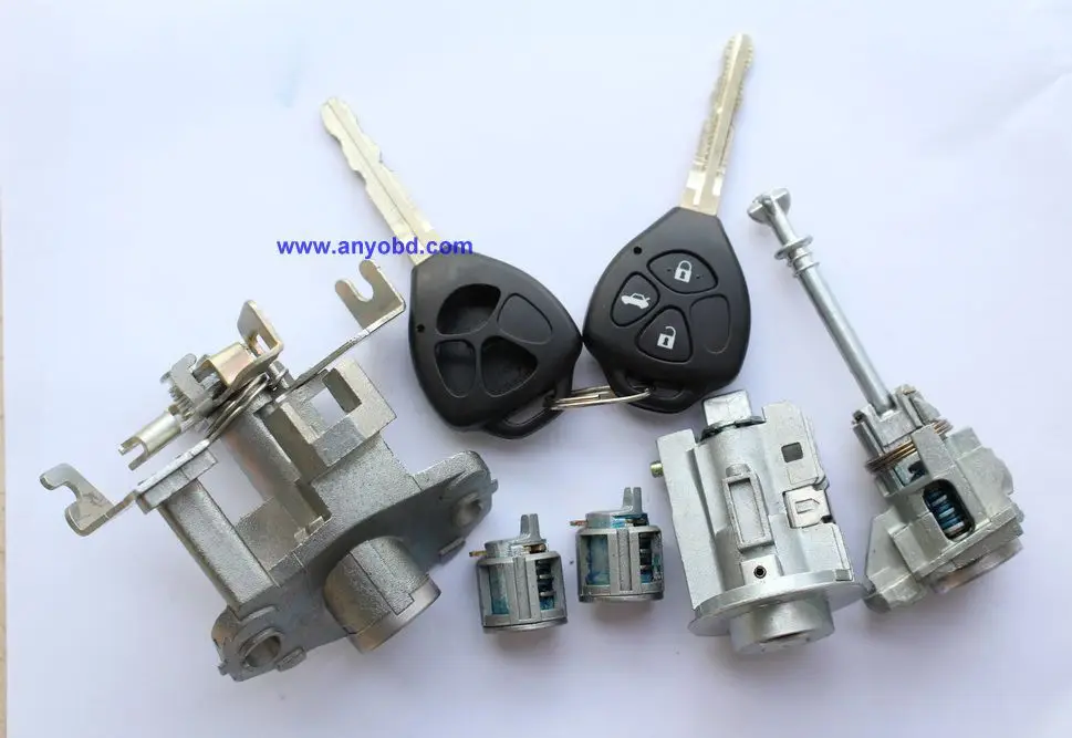 for Toyota old Camry lock cylinder (set) for door , ignitioncylinder
