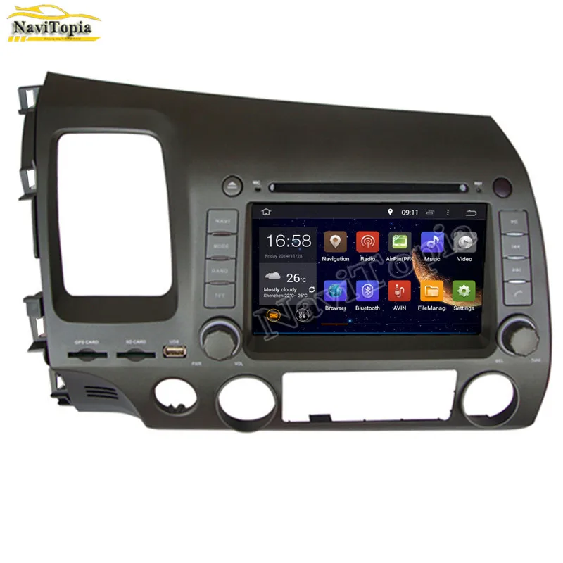 Flash Deal NAVITOPIA 4G RAM 64G ROM PX6 Android 9.0 Car DVD Multimedia Player GPS Navigation for Honda Civic left driving 2006-2011 0 Flash Deal NAVITOPIA 4G RAM 64G ROM PX6 Android 9.0 Car DVD Multimedia Player GPS Navigation for Honda Civic left driving 2006-2011 0