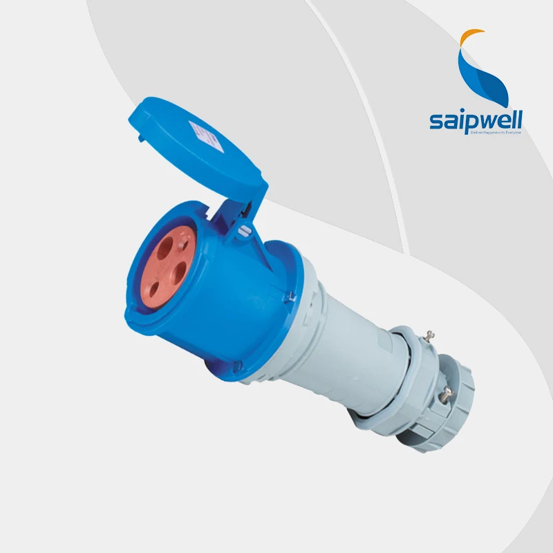 

Hot Sales CEE/IEC 2P+E(3P) IP44 63A iec 60309-2 industrial plug socket