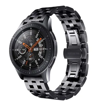 

Fashion Luxury Men Watchbands For Samsung Galaxy Watch 42/46mm Replacement Stainless Steel Watch Band WristStrap High Quality