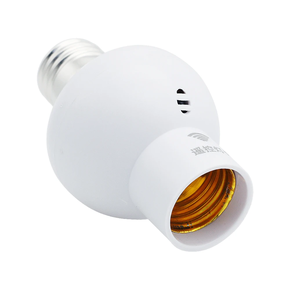 Infrared Wireless Remote Control Lamp Holder Dimmable Timer Bulb Cap Socket Lamp Base For Corridor Stairs Indoor Night Light