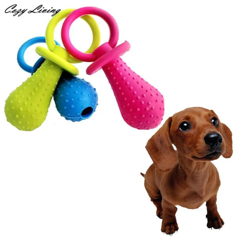 Dog Toys For Small Dogs 1 PC Pet Dog Puppy Rubber Dental Teeth Chew