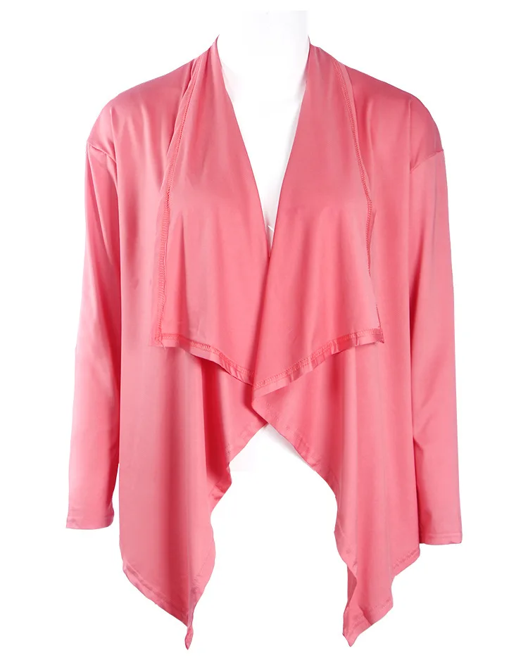 2017 European and American style new autumn long sleeves irregular cardigan thin jacket small jacket special (14)