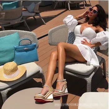 

2019 Hot Sale Celebrity Elegant Fashion Mini Bandage New Dress Sexy Women Night Club Party Body con Slash neck Dresses Wholesale